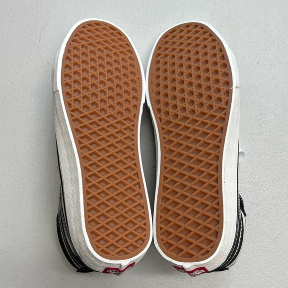 VANS | Sk8-Hi Pro 138 SF Stripe Black & Marshmallow Skate Shoes - Picture 7 of 9